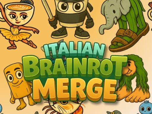 Merge the Memes – Italian Brainrot Edition Brainrot game thumbnail on Brainrot Games