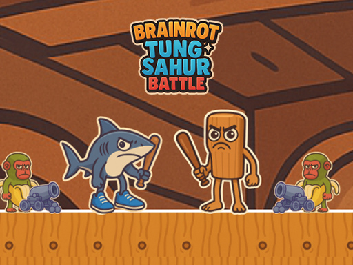 Tung Tung vs Trallalero – Brainrot Battle Brainrot game thumbnail on Brainrot Games