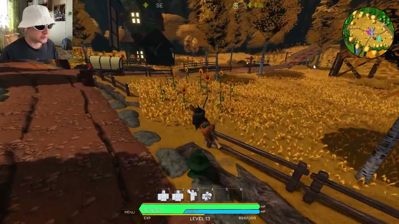 Blue Heater 2 open world exploration showing Desert of Death area