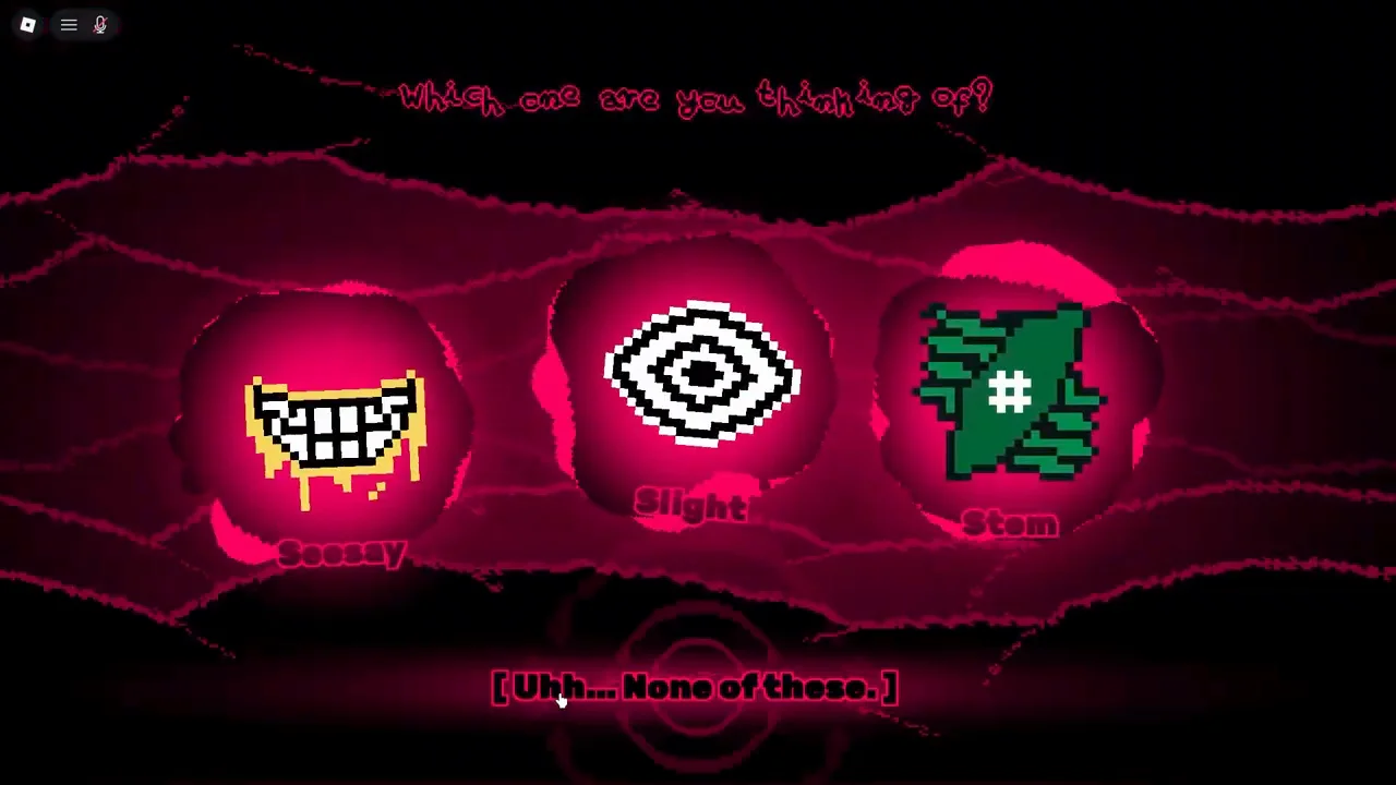 Grace Roblox saferoom with modifier selection screen