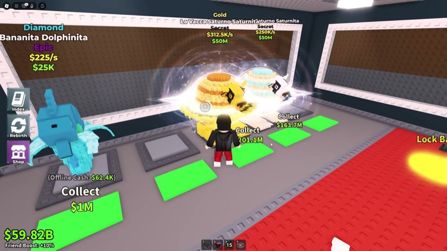 Steal a Brainrot gameplay: sentry timing around base open cycle